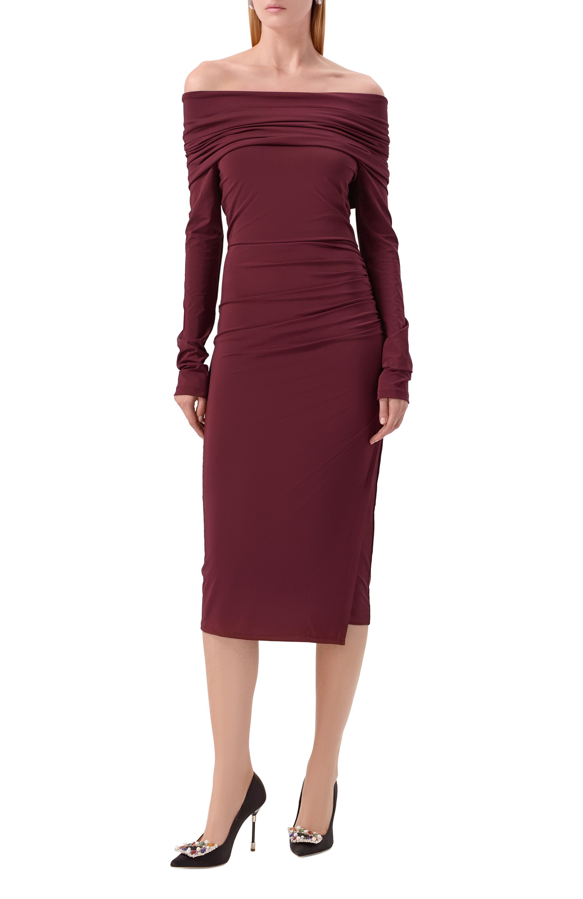 Текстильные туфли decollete tutti frutti 105 RUBEUS MILANO, арт. DEC0LLETE TUTTI FRUTTI 105/SILK, фото 3