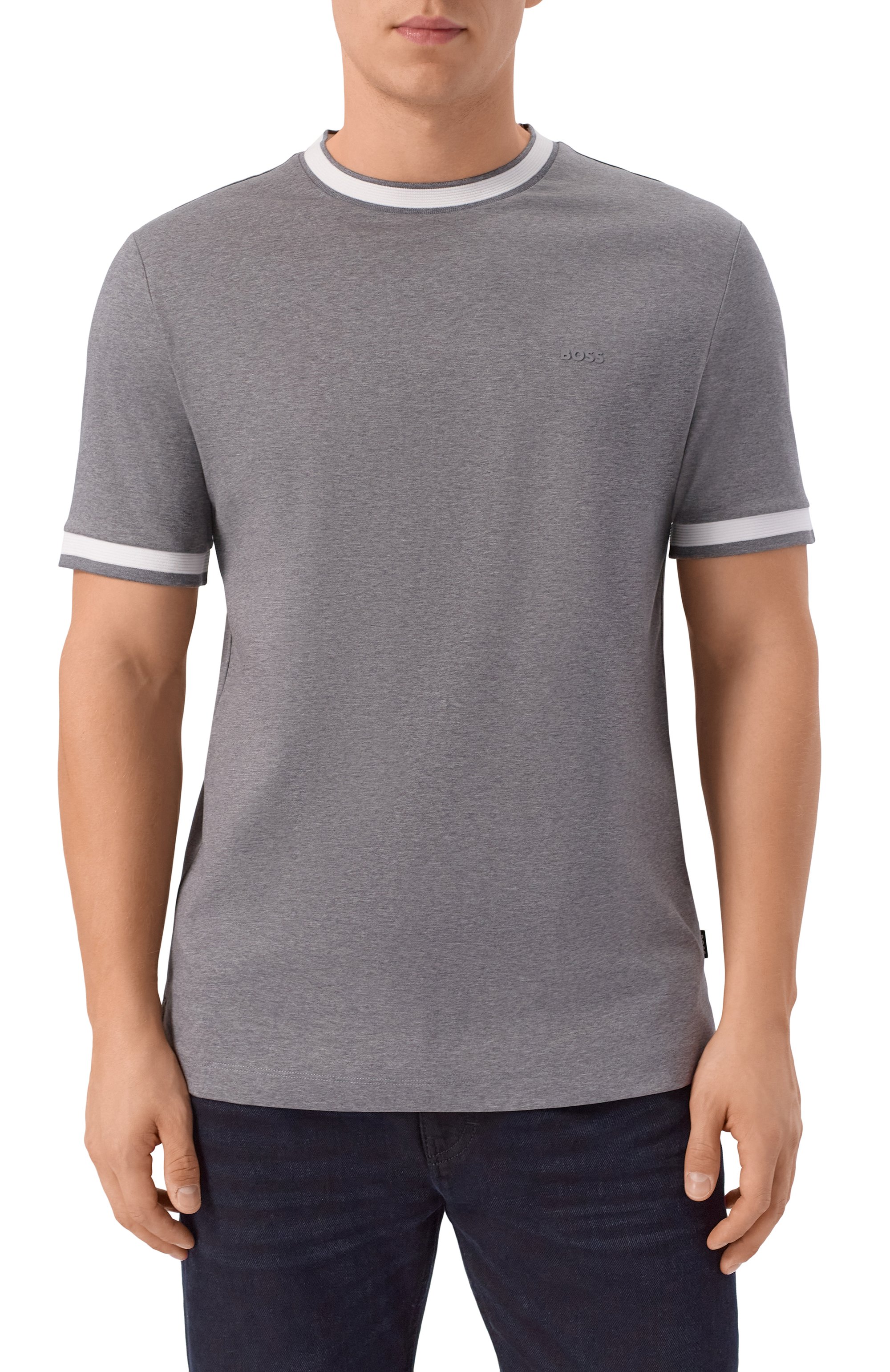 Хлопковая футболка BOSS, арт. 50543858, фото 3