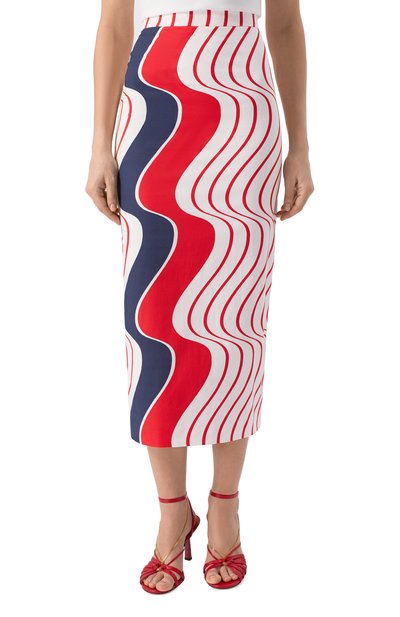 Хлопковая юбка MSGM, арт. 3842MDD23 257366/257366, фо�то 3