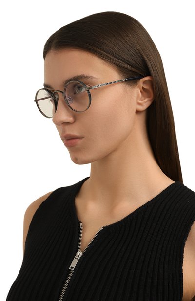 Оправа MATSUDA серого цвета по цене 56800 руб., арт. M3100 AS-NVY, фото 2 Оправа MATSUDA, арт. M3100 AS-NVY, фото 2