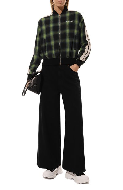 Хлопковый бомбер PALM ANGELS, арт. PWBD058F24FAB001, фото 2