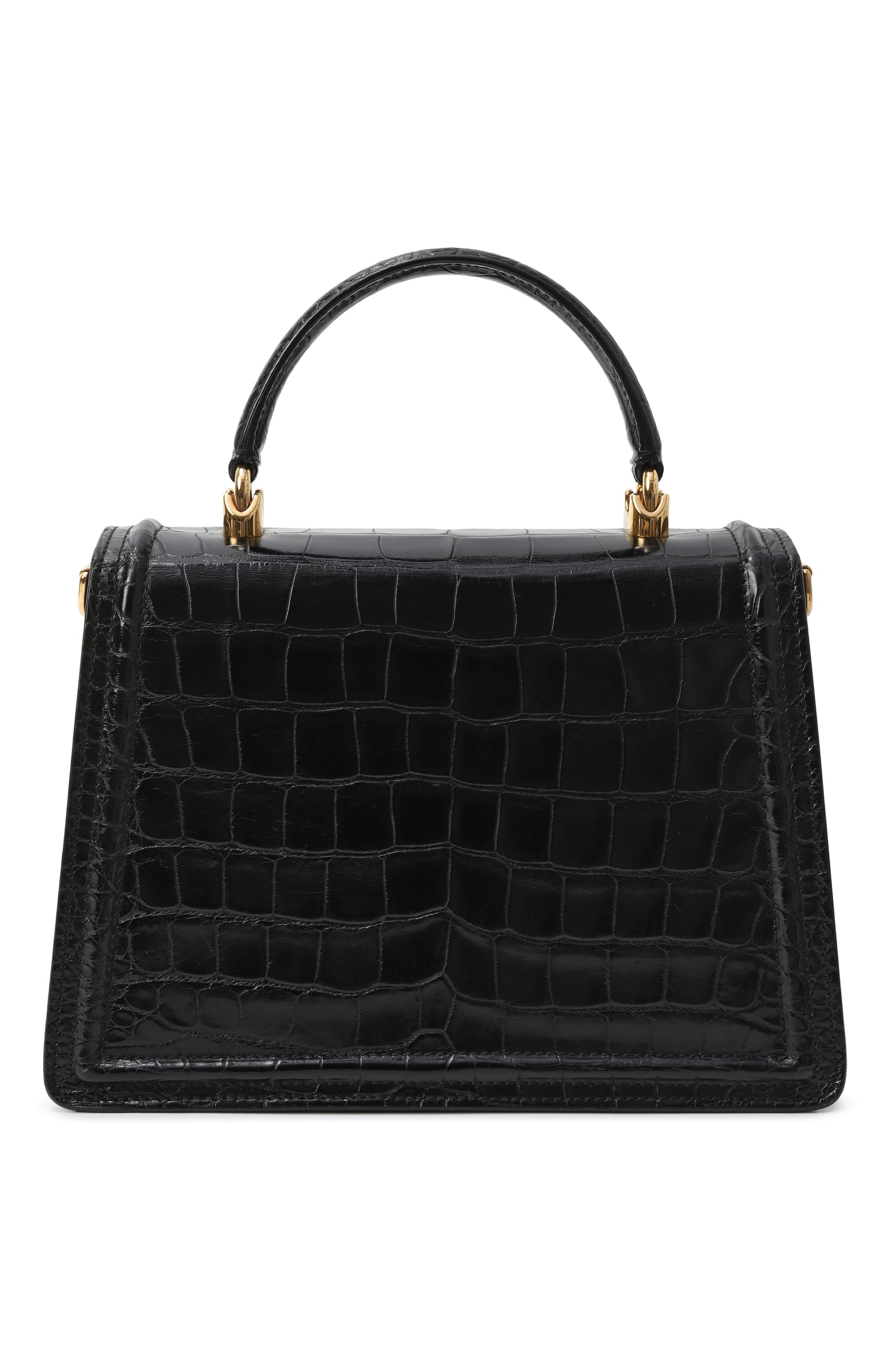 Сумка devotion small из кожи аллигатора DOLCE & GABBANA, арт. BB6727/A2R08/AMIS, фото 6