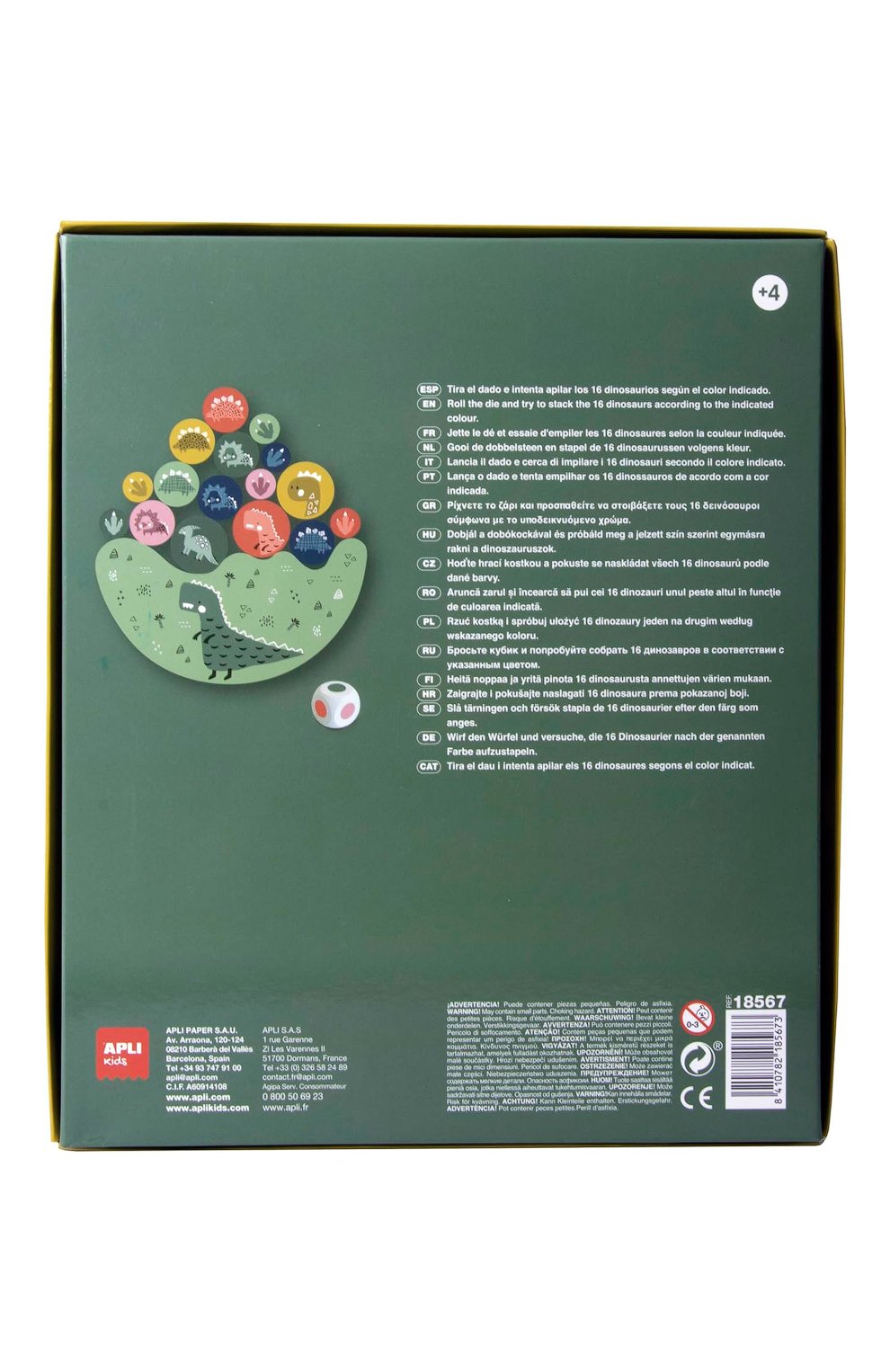 Игра-балансир динозавры APLI KIDS, арт. 18567, фото 3