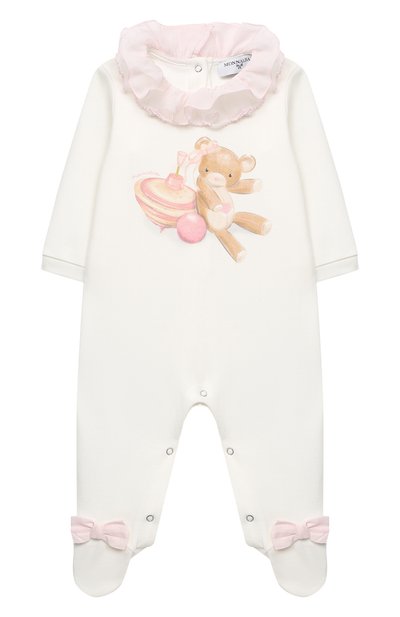 Хлопковый комбинезон MONNALISA, арт. 356203S2, фото 1