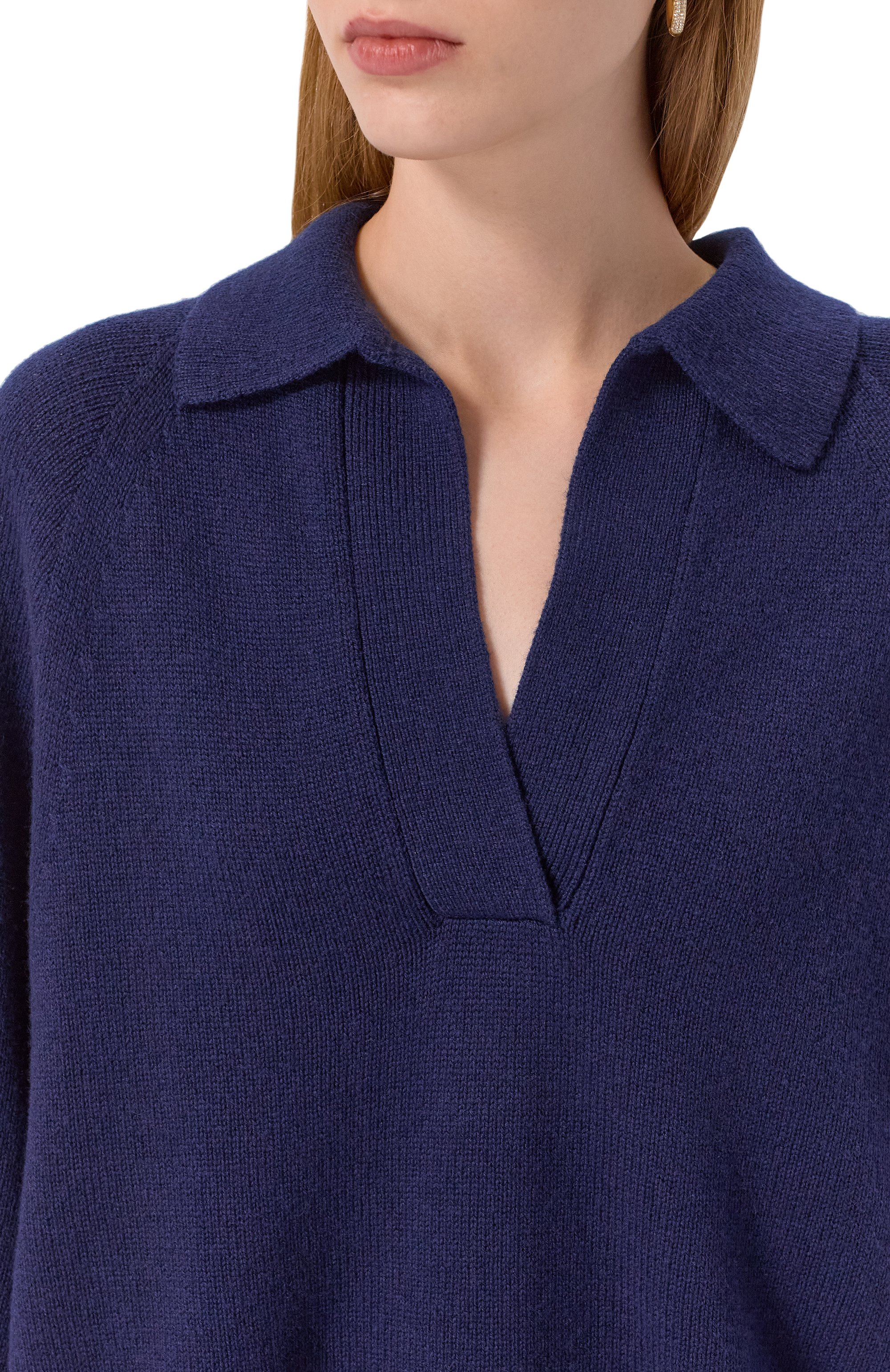 Поло из шерсти и кашемира EMPORIO ARMANI, арт. EW003197/AF20114, фото 5