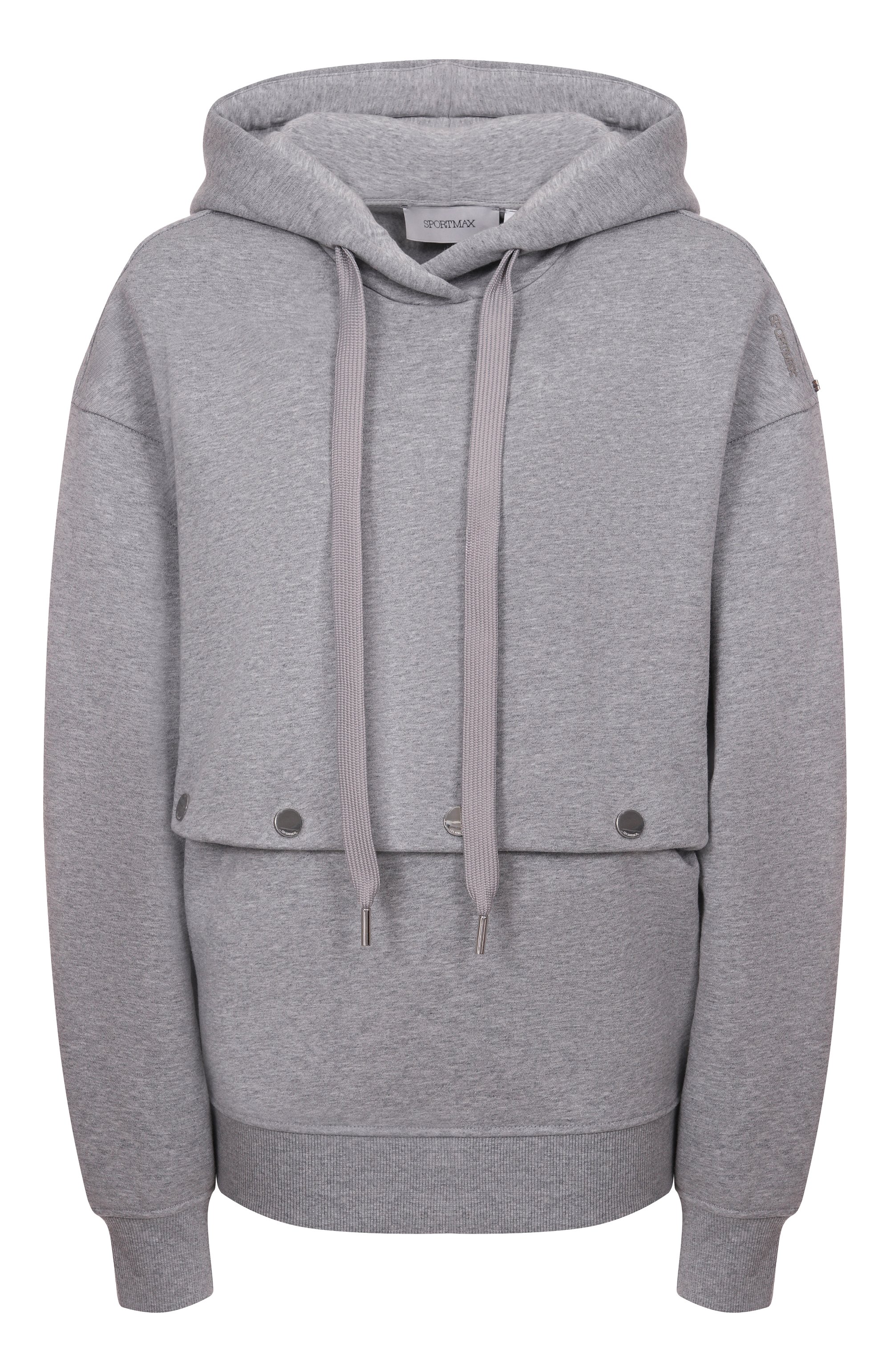 Хлопковое худи SPORTMAX, арт. SAGGI0, фото 1