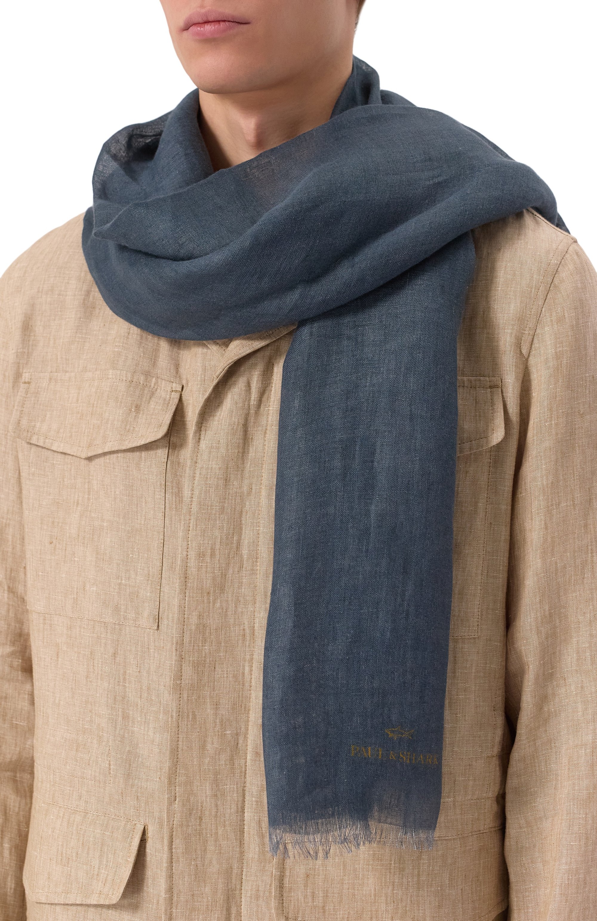 Льняной шарф PAUL&SHARK, арт. 25417000, фото 2