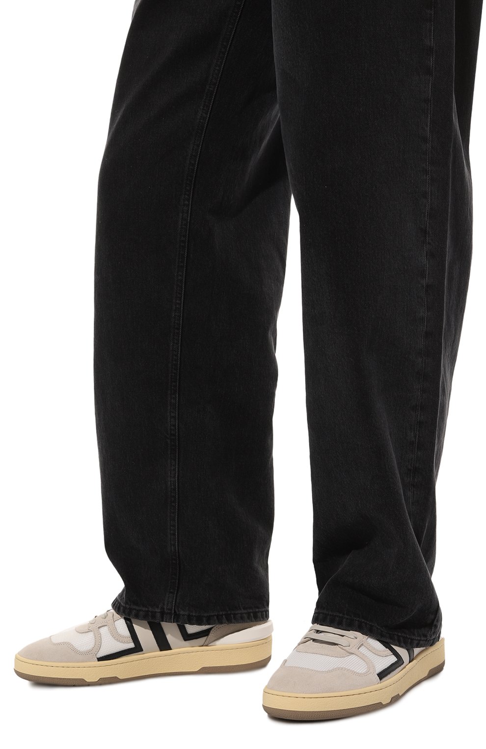 Комбинированные кеды clay LANVIN, арт. FM-SKDK00-NASH, фото 3