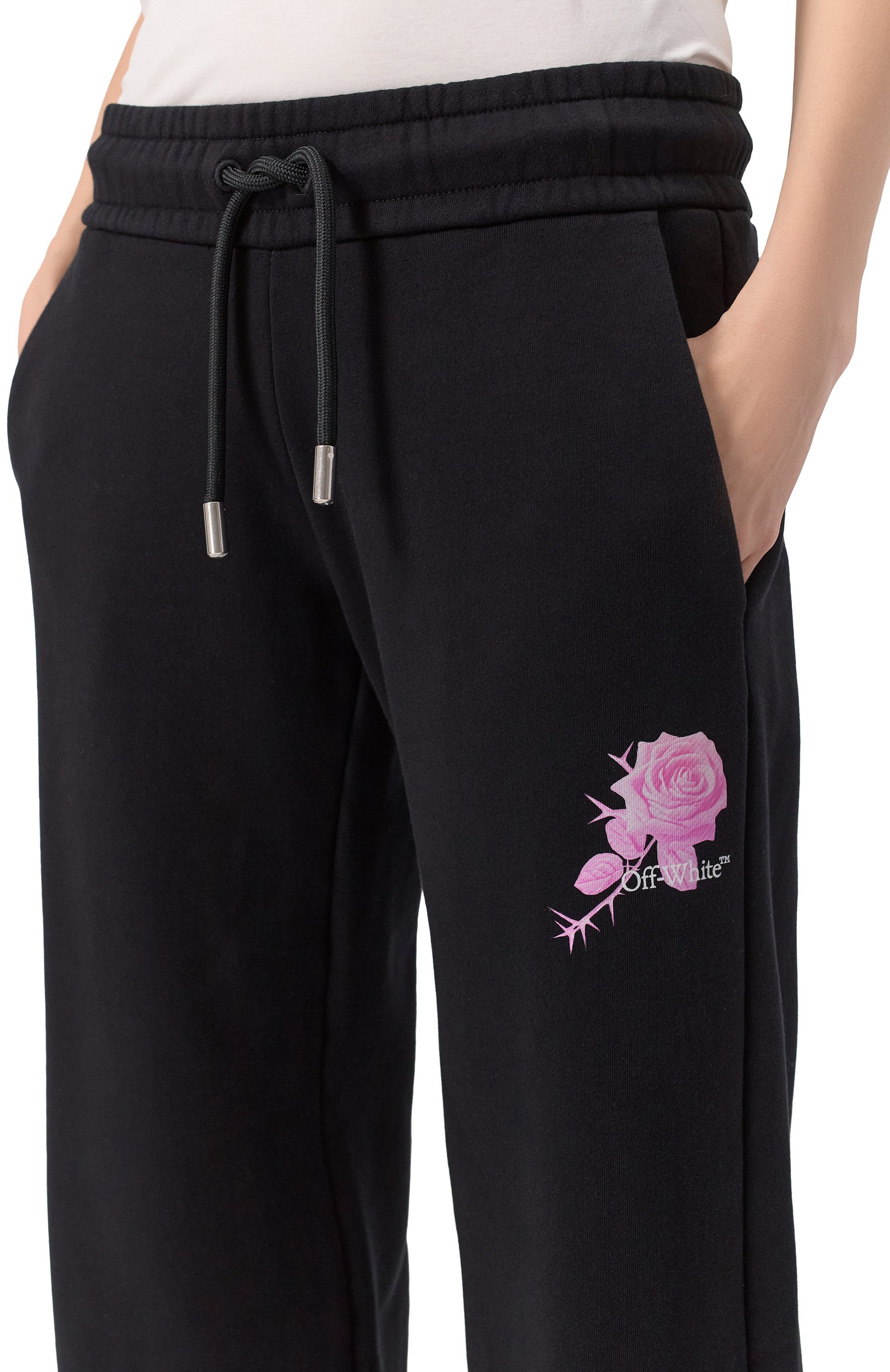 Хлопковые брюки OFF-WHITE, арт. 0WCH022S25FLE001, фото 5