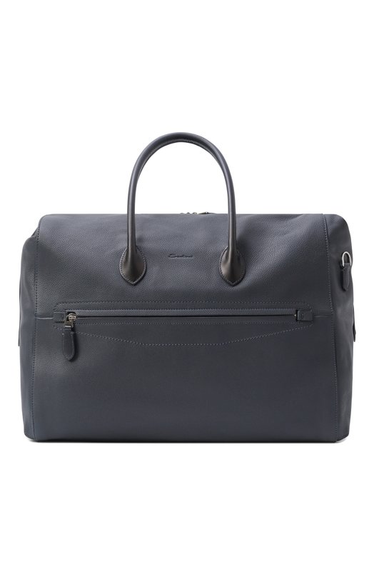 Кожаная дорожная сумка Santoni UIBBA2646BS-ACSUU55 Синий UIBBA2646BS-ACSUU55