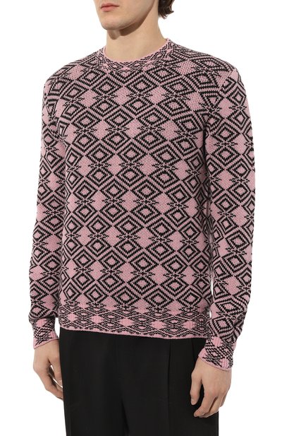 Свитер из шерсти и кашемира PRADA, арт. UMB258-1ZJX-F014C-212, фото 3