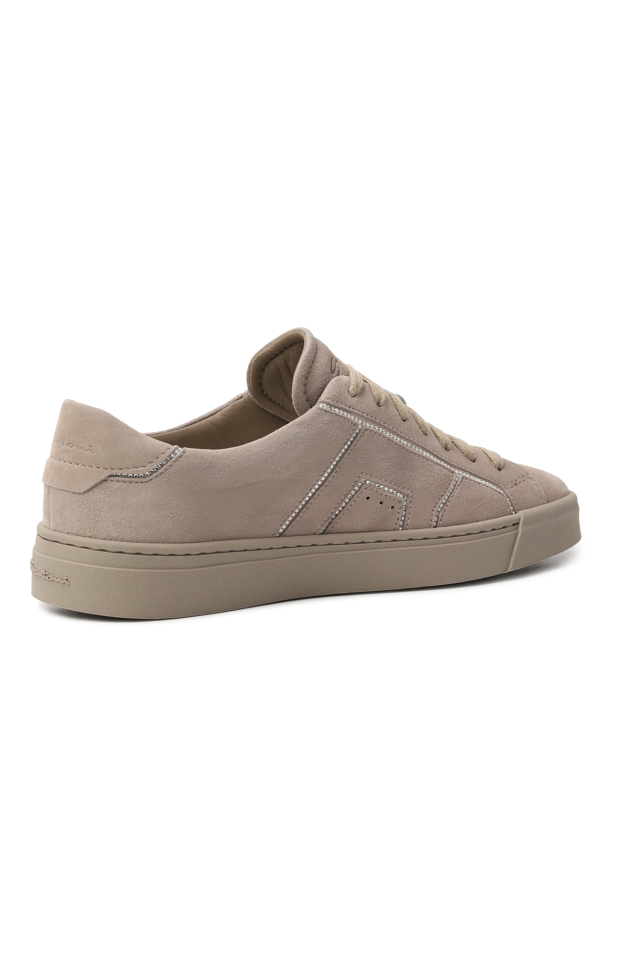 Замшевые кеды SANTONI, арт. WBGG61423ARGTDTB, фото 5