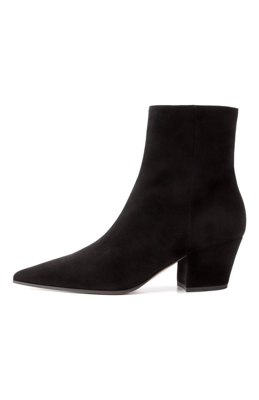 Замшевые ботильоны Keinna 55 Gianvito Rossi G72937.55RIC.CASNER0 Чёрный  G72937.55RIC.CASNER0 Фото 4
