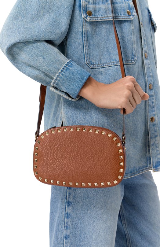 Сумка Rockstud Valentino 7W2B0S17/VSF Коричневый  7W2B0S17/VSF Фото 2