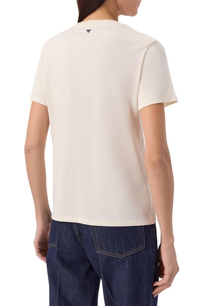 Хлопковая футболка WEEKEND MAX MARA, арт. VELL0, фото 4