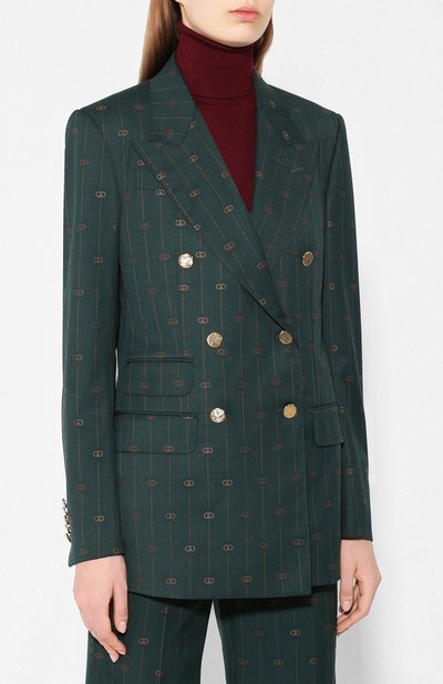 Шерстяной жакет GUCCI, арт. 580979/ZABJ0, фото 3
