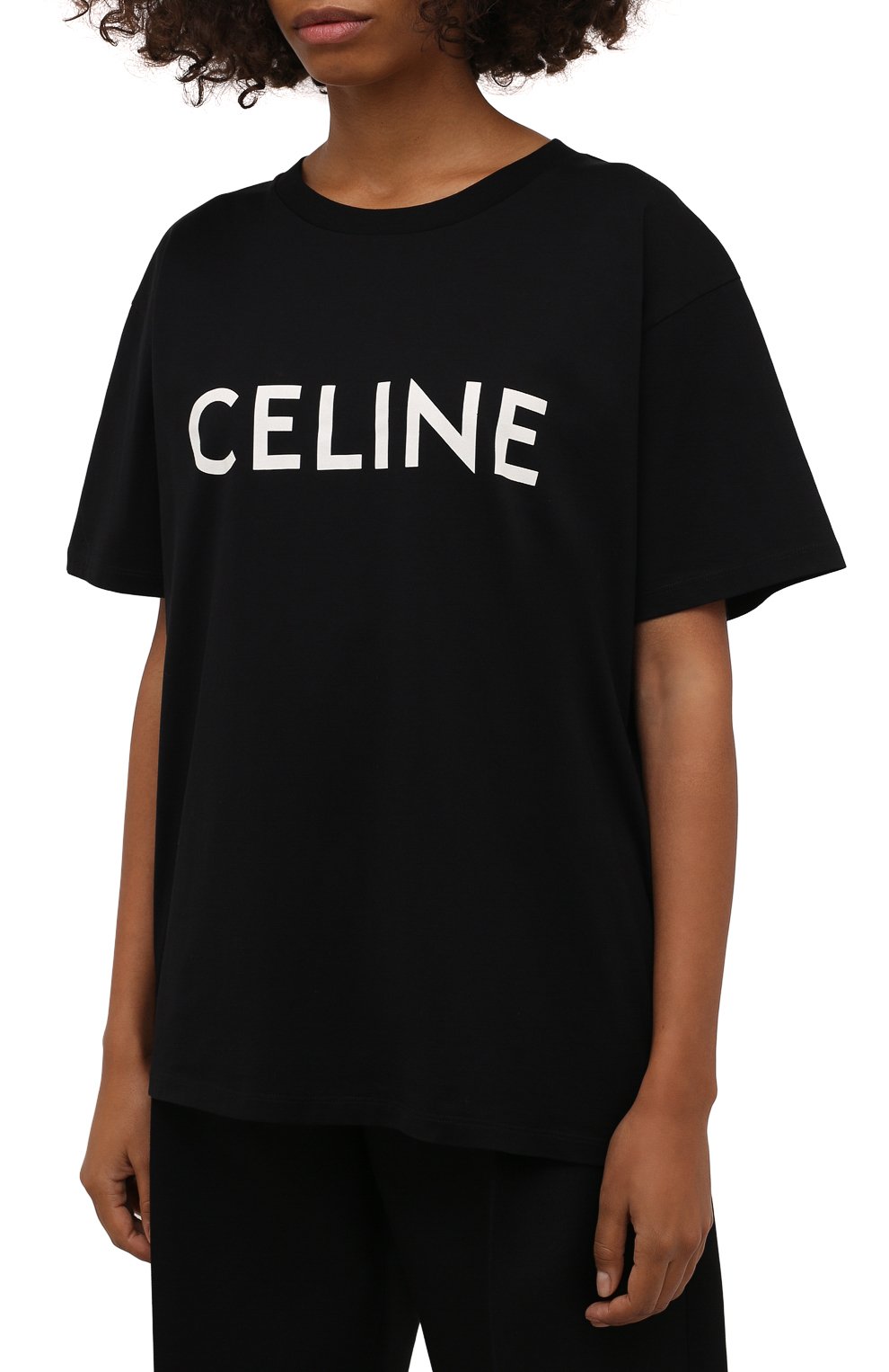 Хлопковая футболка CELINE, арт. 2X764501F, фото 3