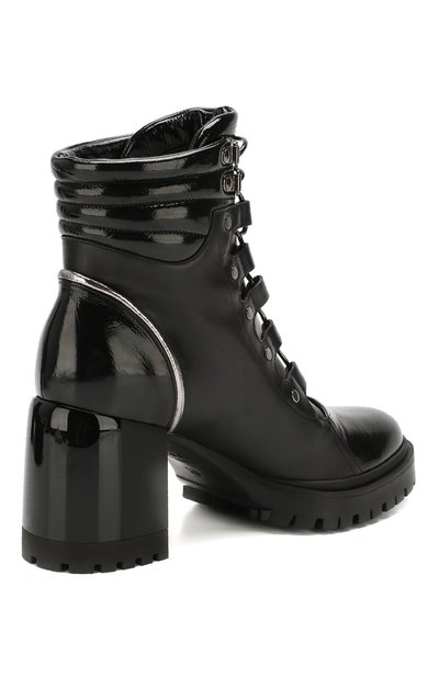 Кожаные ботильоны CASADEI черного цвета по цене 127500 руб., арт. 1R138N0701C02719000, фото 4 Кожаные ботильоны CASADEI, арт. 1R138N0701C02719000, фото 4