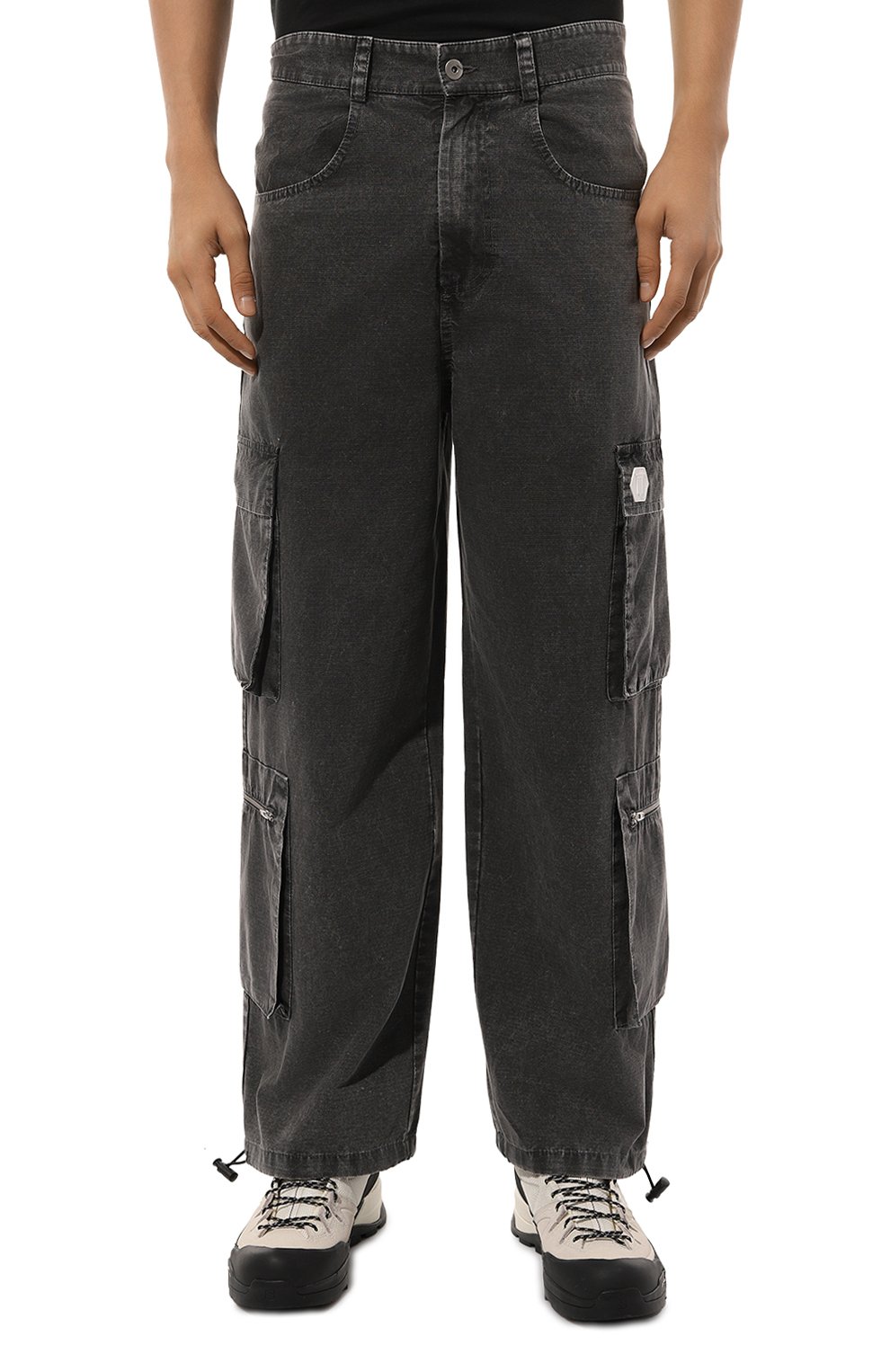 Хлопковые брюки-карго DIEGO VENTURINO, арт. D3W4PNTCRGRIPBASIC, фото 3