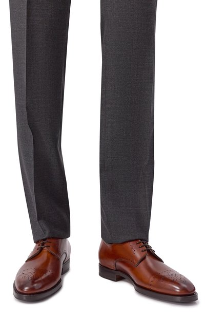 Кожаные дерби KITON, арт. USSA092N0010108, фото 3