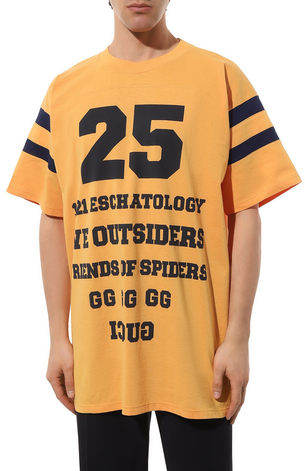 Хлопковая футболка GUCCI, арт. 655459 XJDHI, фото 3