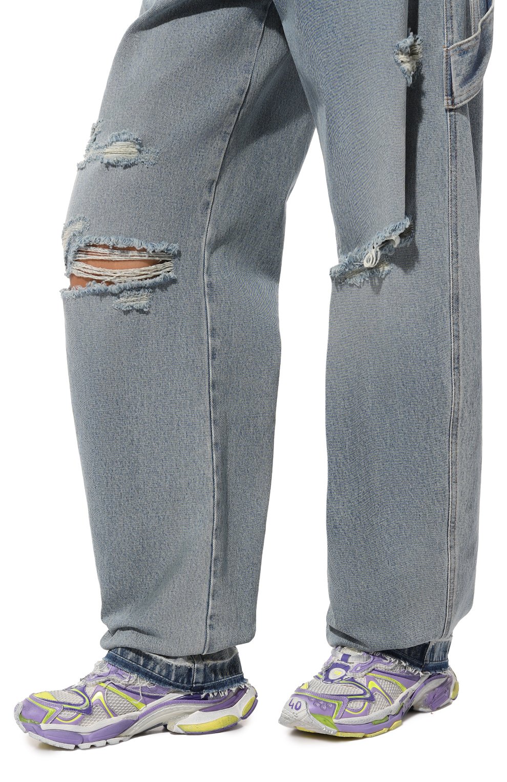 Комбинированные кроссовки runner 2.0 BALENCIAGA, арт. 779064/W3RXP, фото 3