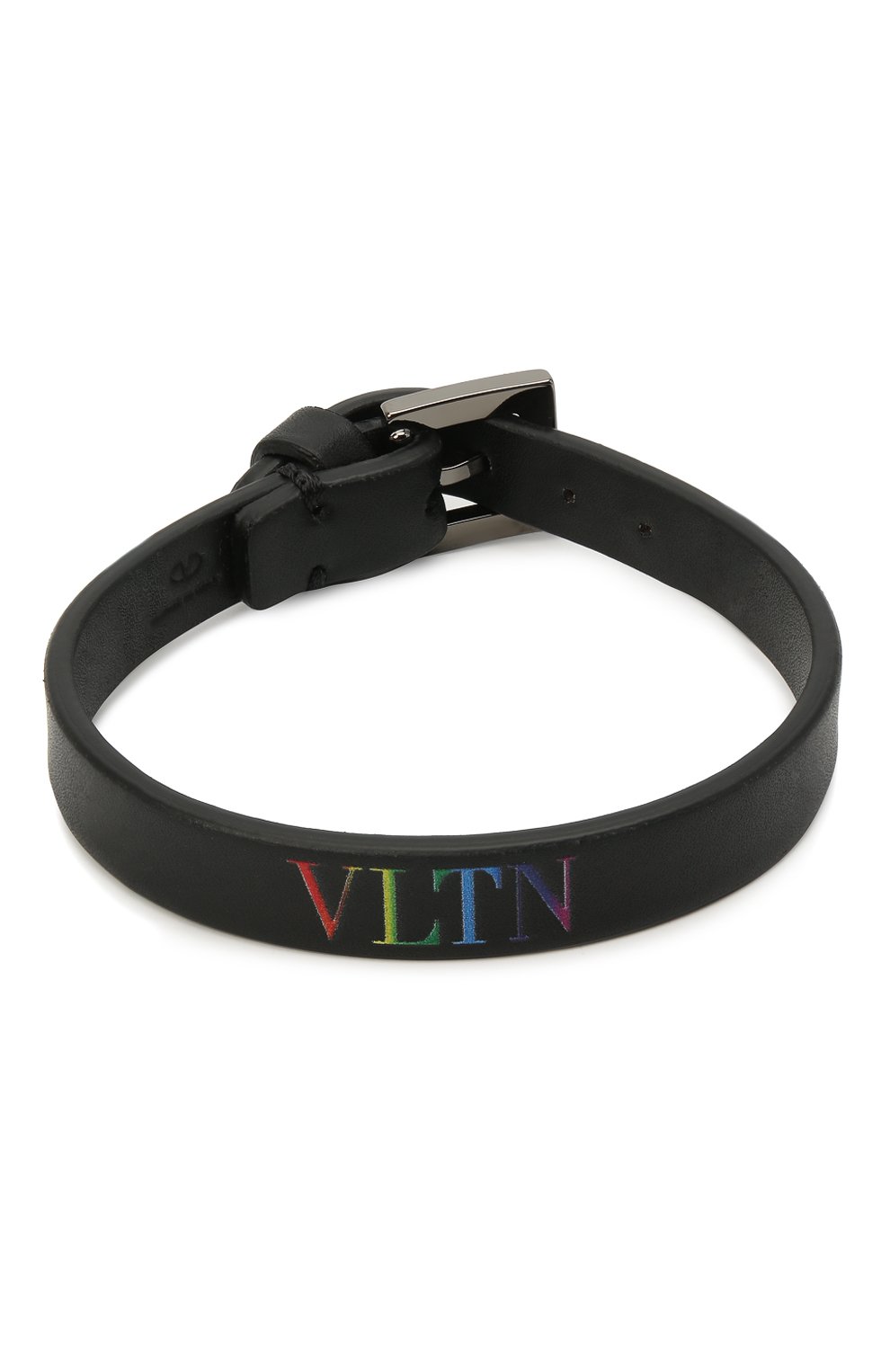 Кожаный браслет VALENTINO черного цвета по цене 21450 руб., арт. VY2J0N56/PNL, фото 1 Кожаный браслет VALENTINO, арт. VY2J0N56/PNL, фото 1