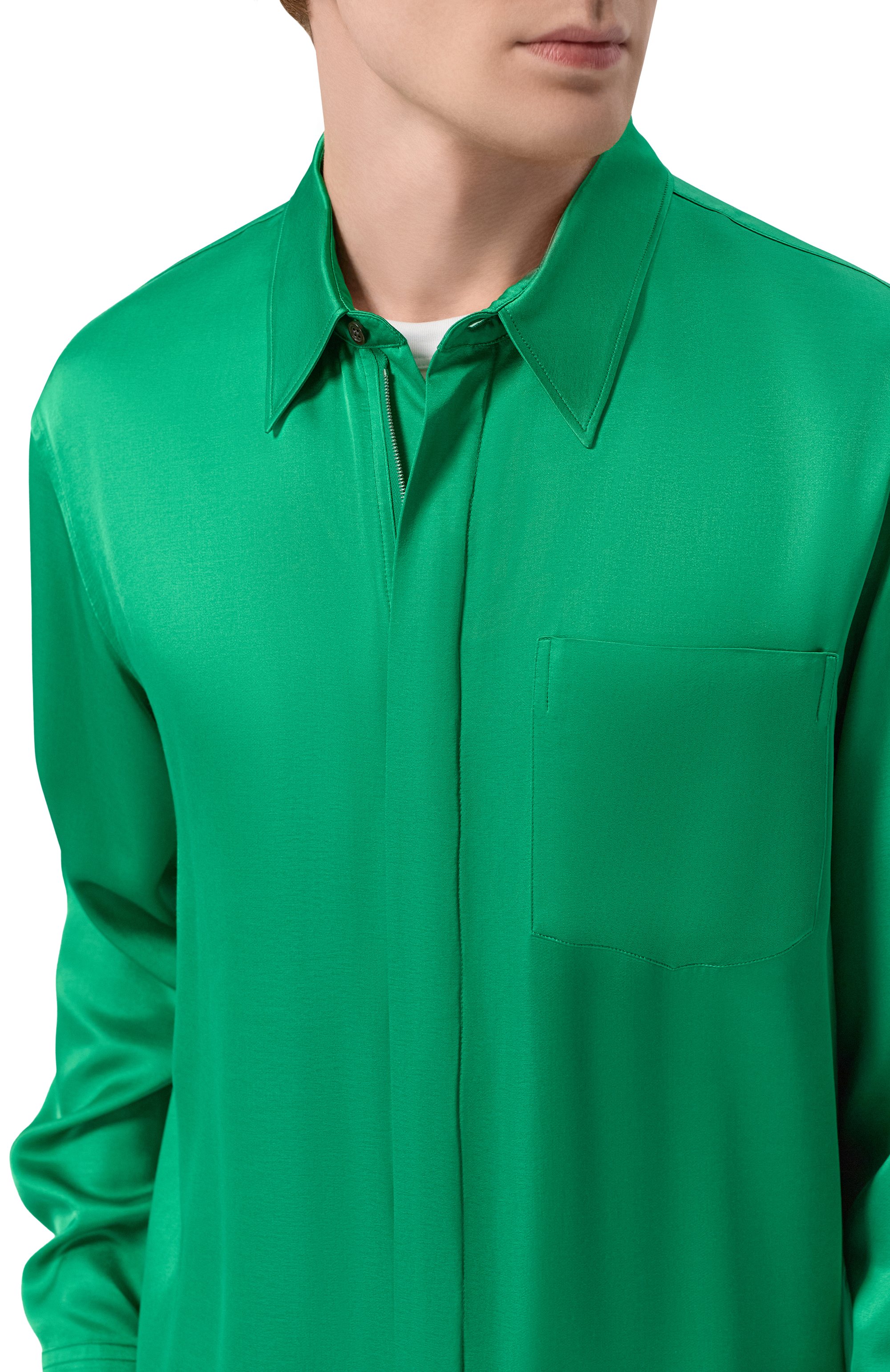 Рубашка из вискозы DRIES VAN NOTEN, арт. 020708/3177, фото 5