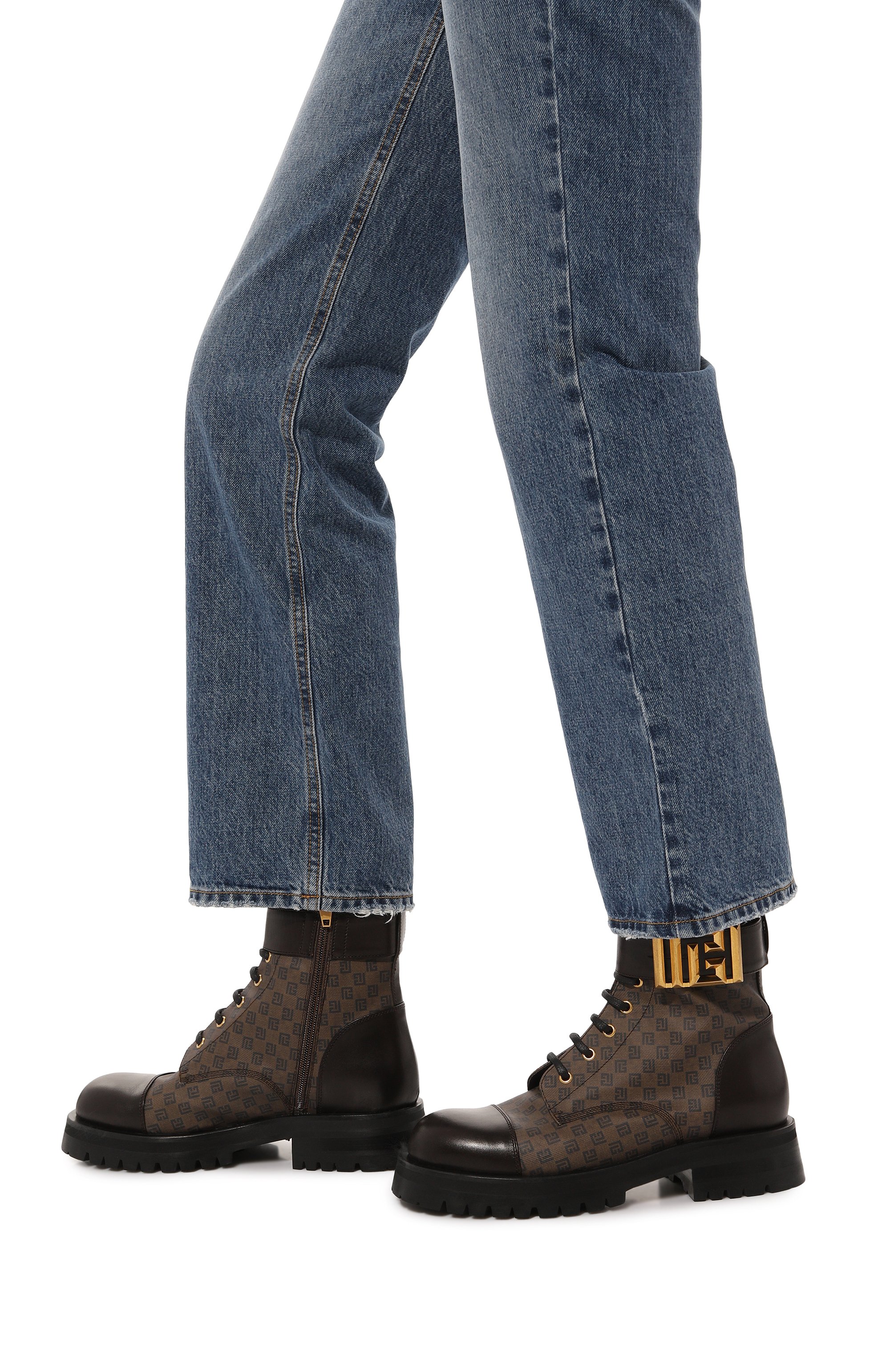 Комбинированные ботинки romy BALMAIN, арт. BN0TC961/TVPB, фото 3