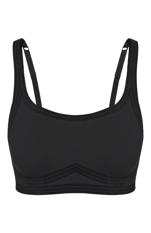 Хлопковый бра-топ Wolford 4W1022 Чёрный 4W1022