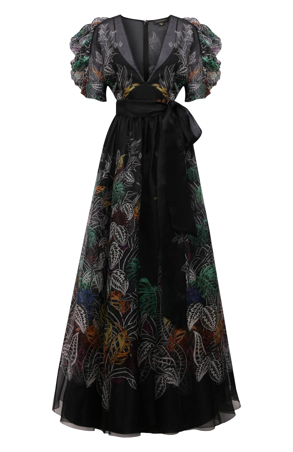 Шелковое платье ZUHAIR MURAD разноцветного цвета по цене 574500 руб., арт. DRS21323/0RSI005, фото 1 Шелковое платье ZUHAIR MURAD, арт. DRS21323/0RSI005, фото 1