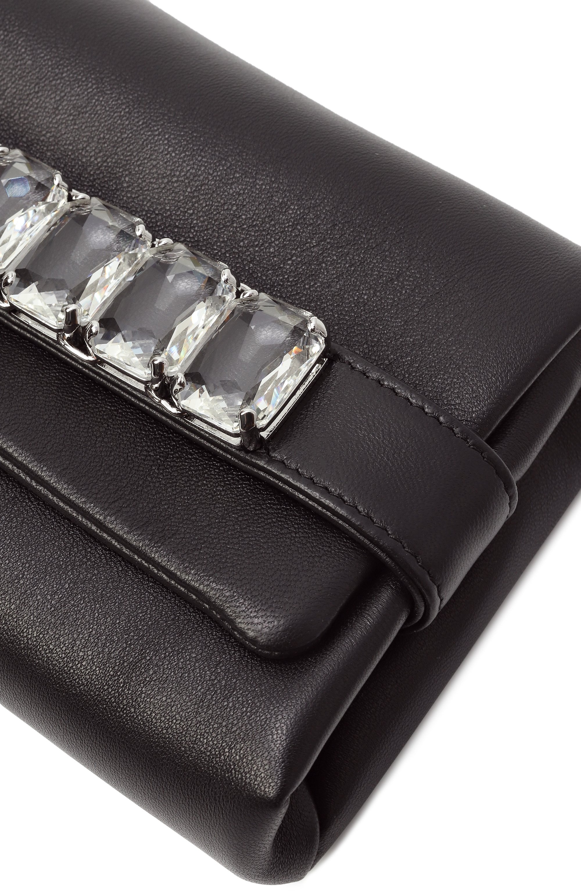 Клатч kya JIMMY CHOO черного цвета по цене 89950 руб., арт. KYARXU, фото 3 Клатч kya JIMMY CHOO, арт. KYARXU, фото 3