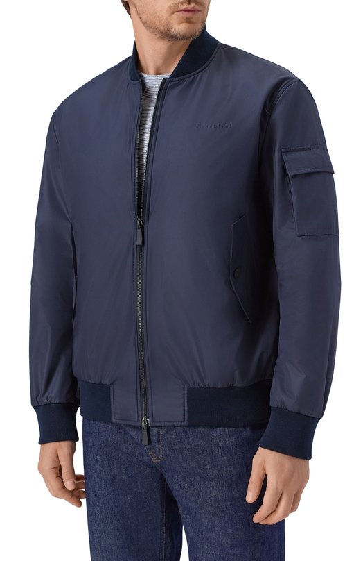 Бомбер Kiton UGK157K0736H Синий  UGK157K0736H Фото 3