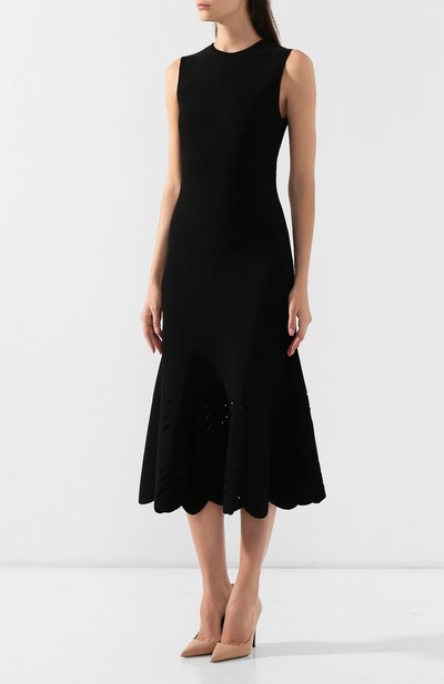 Платье ALEXANDER MCQUEEN черного цвета по цене 192000 руб., арт. 585226/Q1AE6, фото 3 Платье ALEXANDER MCQUEEN, арт. 585226/Q1AE6, фото 3
