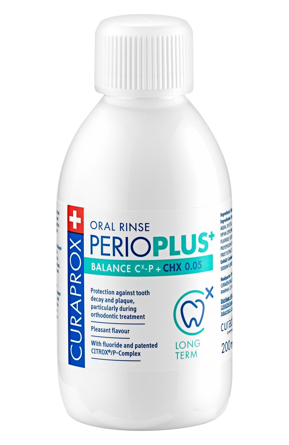 Жидкость-ополаскиватель perio plus balance (200ml) CURAPROX, арт. 7612412426762, фото 1