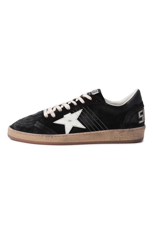 Замшевые кеды Ball Star Golden Goose Deluxe Brand GMF00117.F003246 Чёрный  GMF00117.F003246 Фото 4