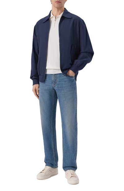 Кожаные кеды KITON, арт. USSA421N01413, фото 2