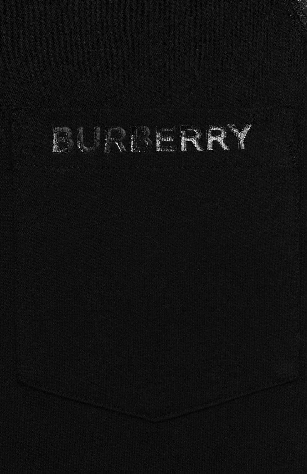 Хлопковая футболка с воротником-стойкой BURBERRY, арт. 8011056, фото 3