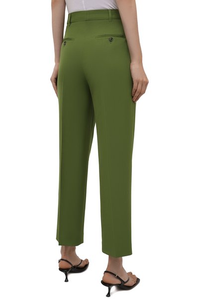Брюки ACNE STUDIOS зеленого цвета по цене 35200 руб., арт. AK0414, фото 4 Брюки ACNE STUDIOS, арт. AK0414, фото 4