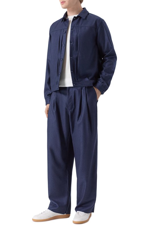 Кашемировые брюки MVST M25.1PM.T004-59/2047/20/34 34 Синий  M25.1PM.T004-59/2047/20/34 34 Фото 2