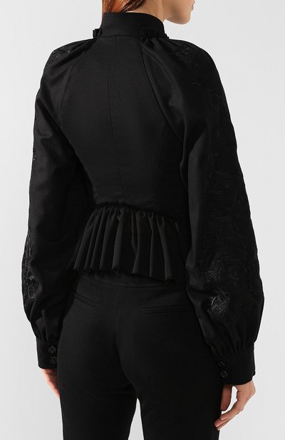 Шерстяной жакет ANN DEMEULEMEESTER, арт. 1902-1002-P-175-098, фото 4