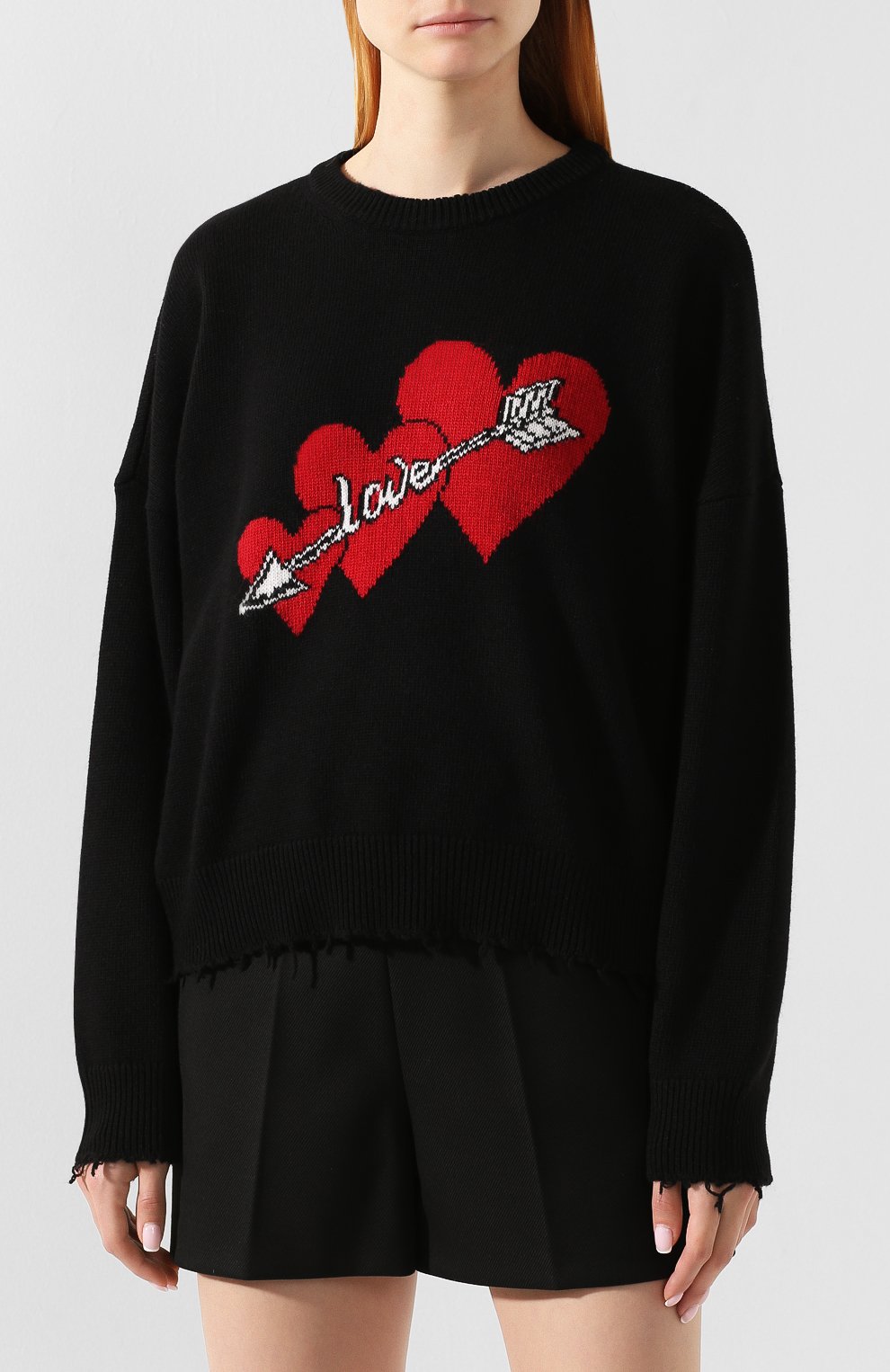 Пуловер из смеси шерсти и вискозы REDVALENTINO, арт. SR3KCB08/4CQ, фото 3
