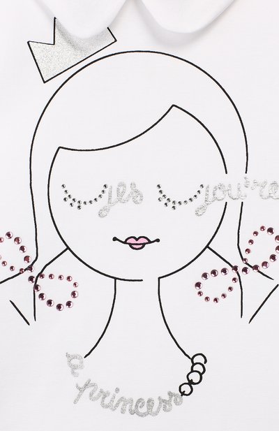 Хлопковая футболка SIMONETTA, арт. 1K8191/KA060/1-4, фото 3