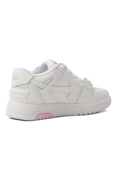 Кожаные кеды out of office OFF-WHITE, арт. 0GIA007F25LEA0020183/37-38, фото 3
