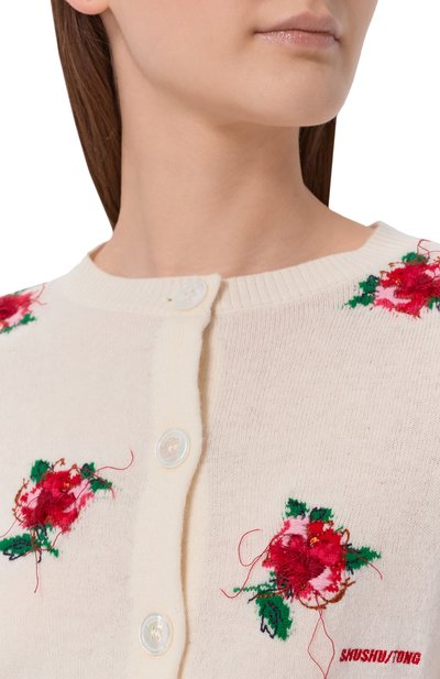 Шерстяной кардиган SHUSHU/TONG, арт. FSDFT034/AZS001, фото 5