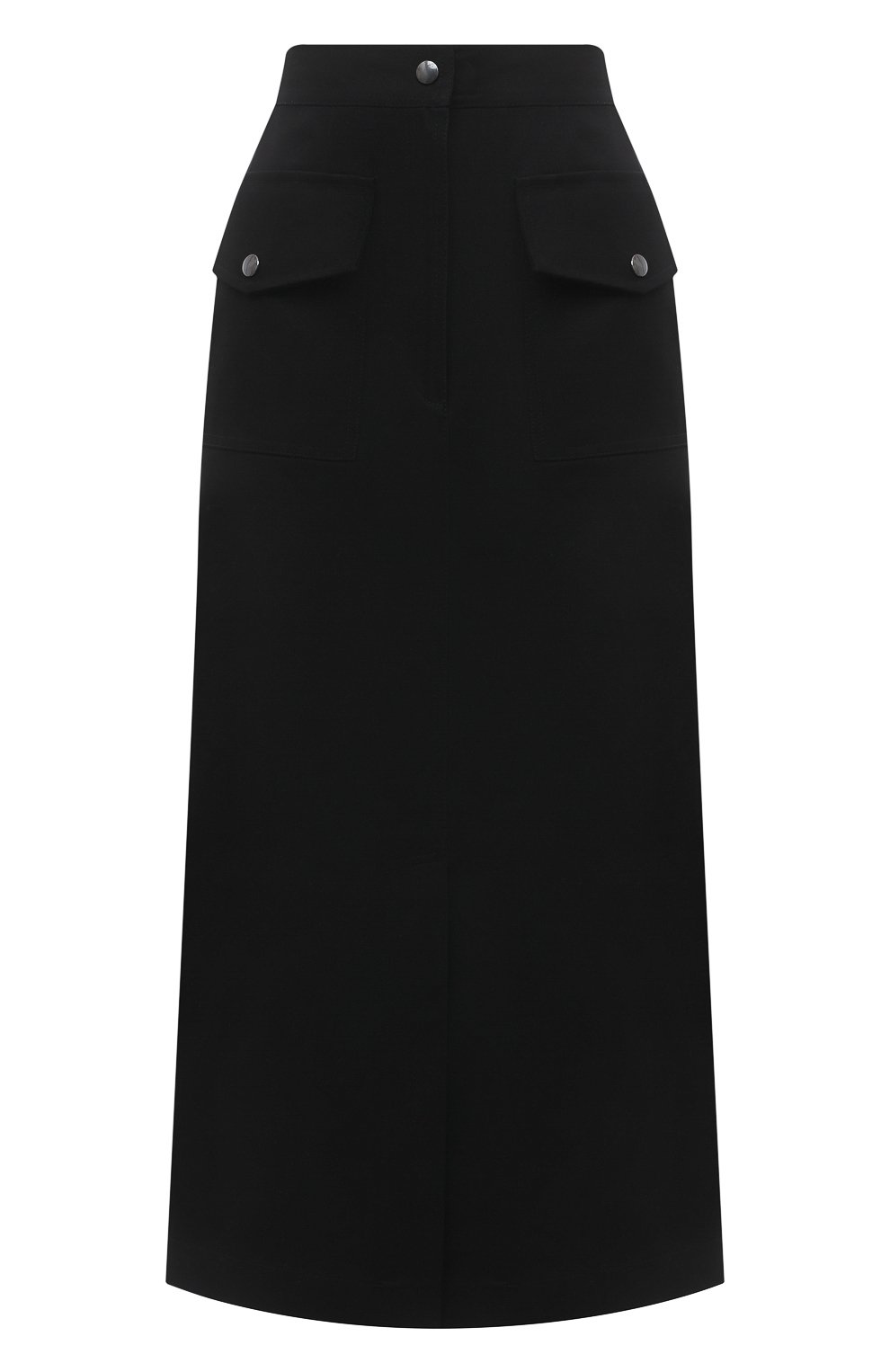 Хлопковая юбка DRIES VAN NOTEN черного цвета по цене 47450 руб., арт. 211-10812-2044, фото 1 Хлопковая юбка DRIES VAN NOTEN, арт. 211-10812-2044, фото 1