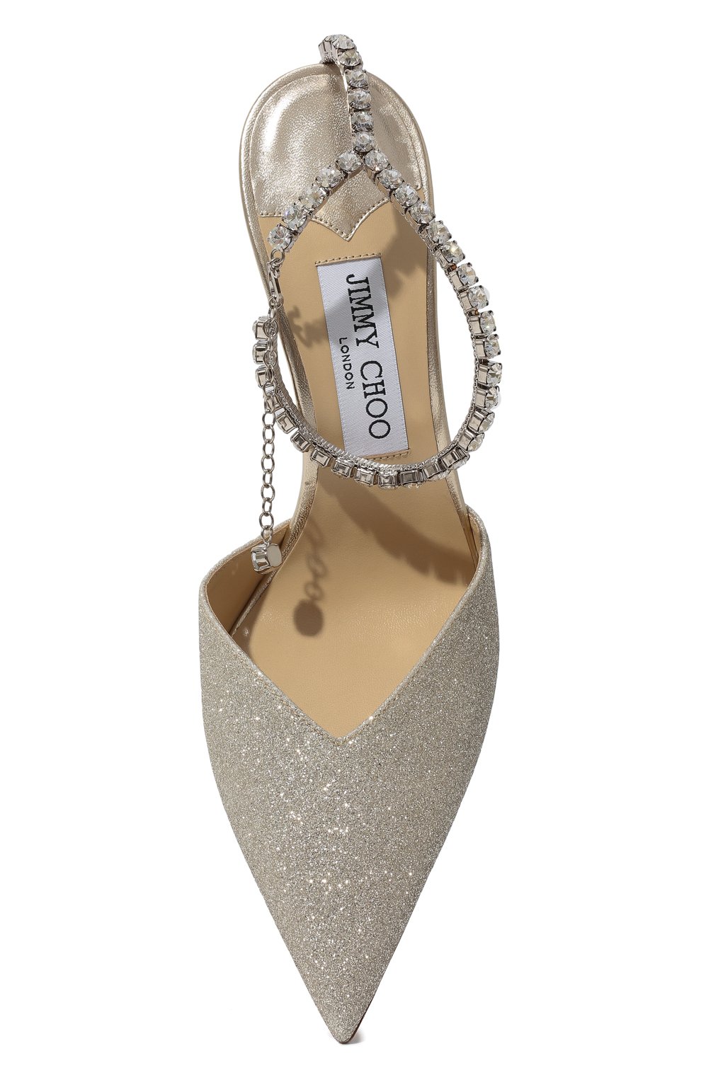 Текстильные туфли saeda 100 JIMMY CHOO, арт. SAEDA 100 BBG, фото 6