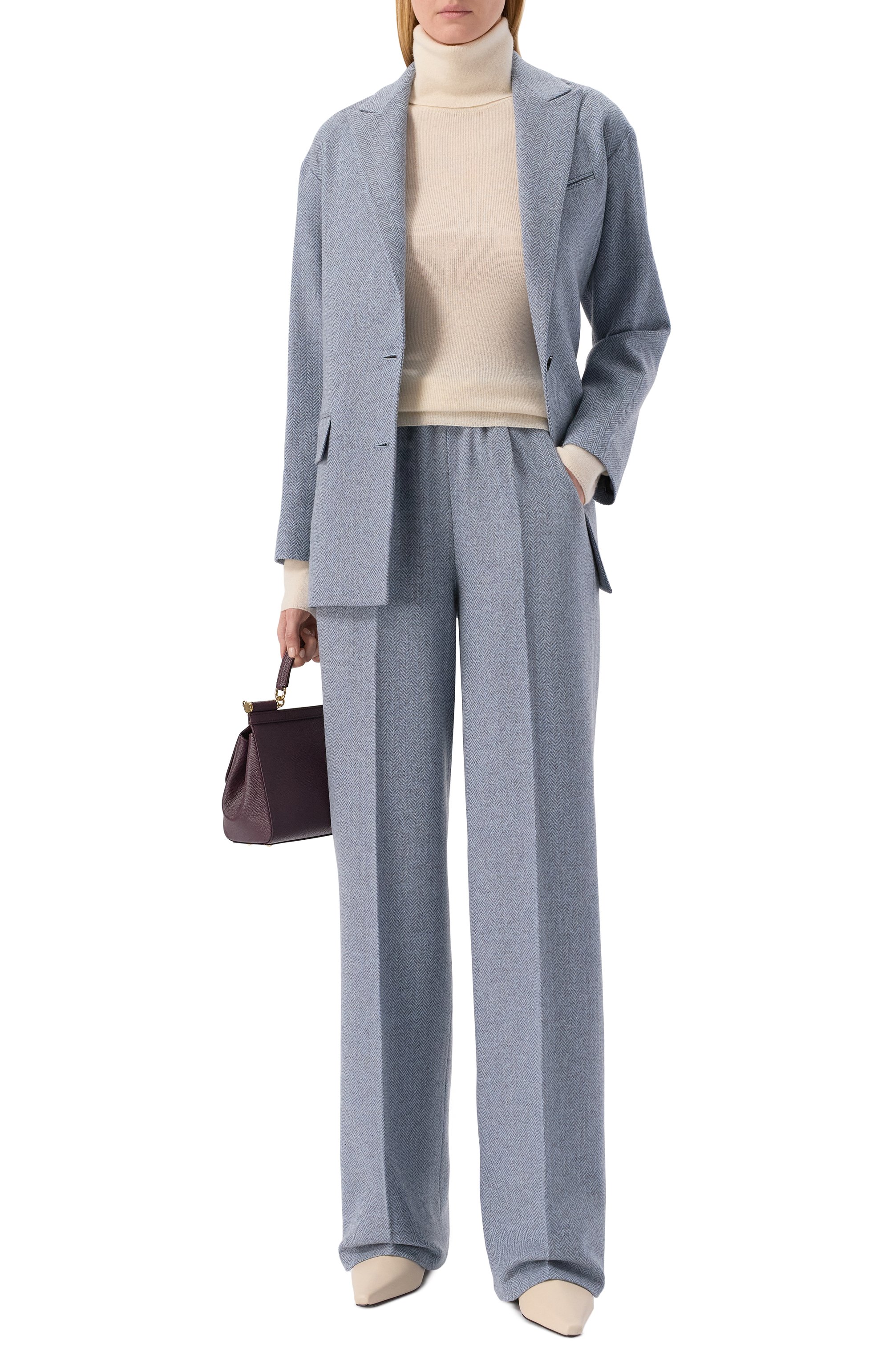 Шерстяные брюки KITON, арт. D48122S0692002, фото 2