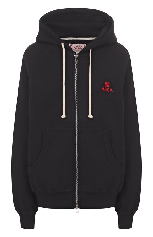 Хлопковая толстовка AECA WHITE AWCMFWBDTSZSO001C0.BLACK (XL) Чёрный AWCMFWBDTSZSO001C0.BLACK (XL)