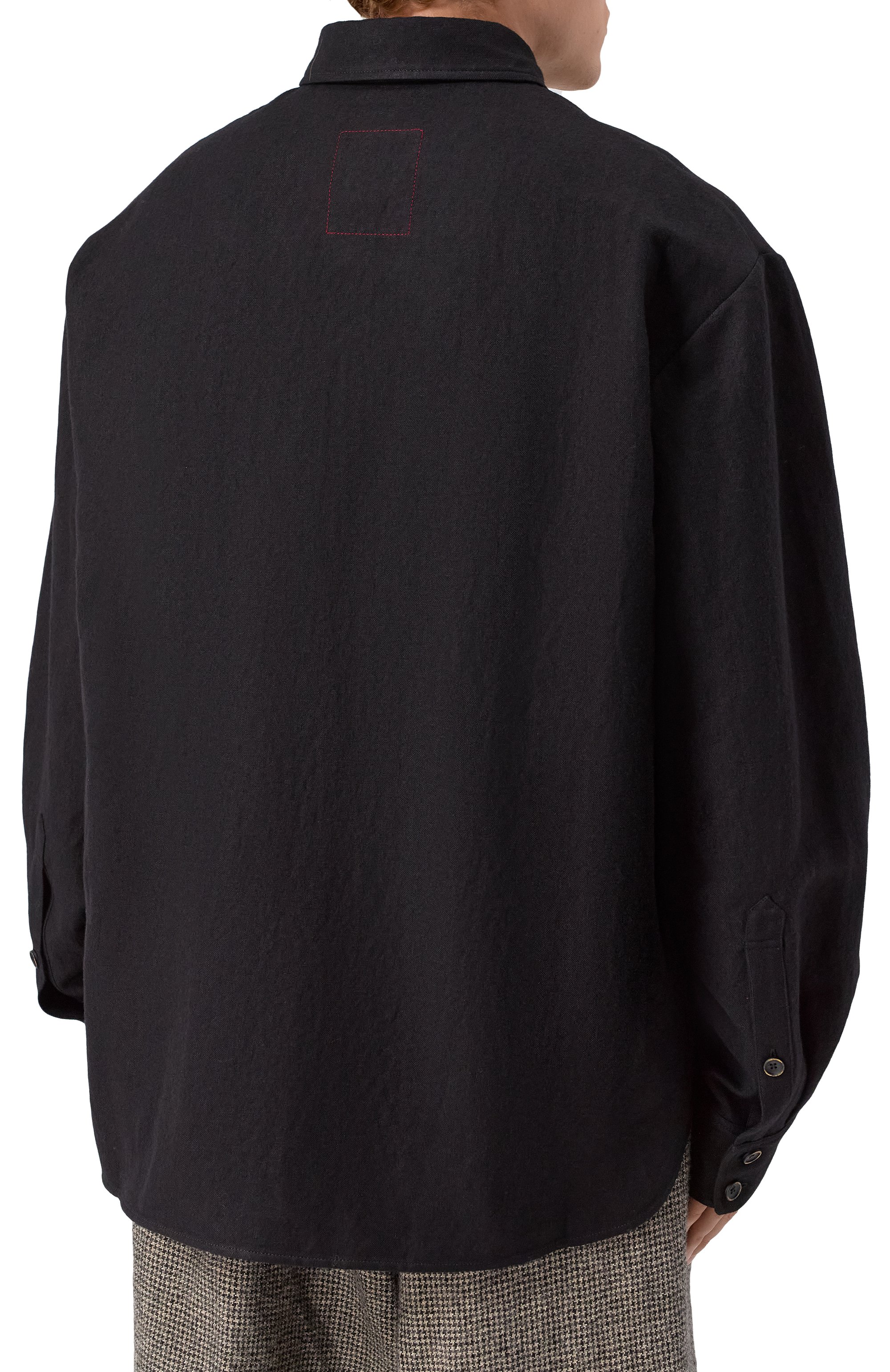 Куртка-рубашка изо льна и шерсти UMA WANG, арт. UM1507, фото 4